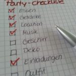 Schlagerparty Checkliste