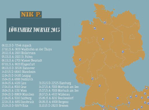 Nik P. Löwenherz Tournee
